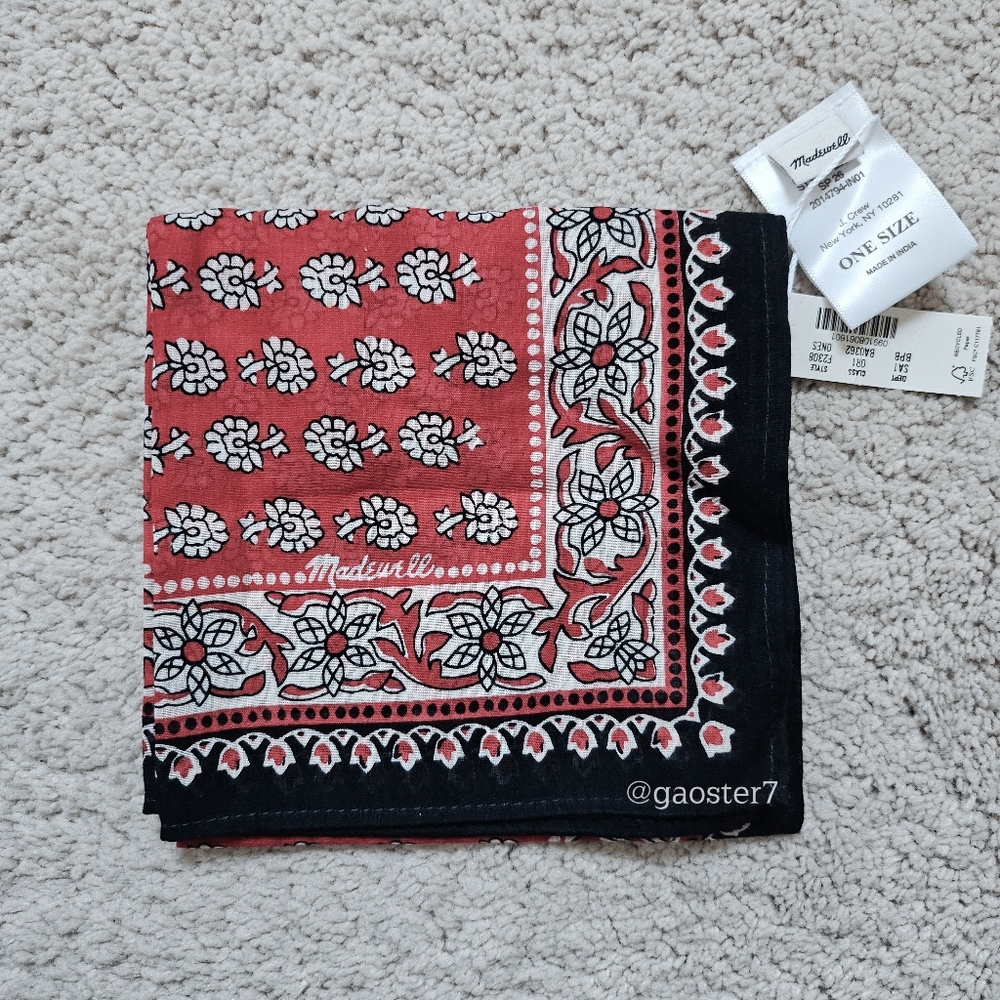 Madewell Organic Cotton Bandana - Picture 3 of 6